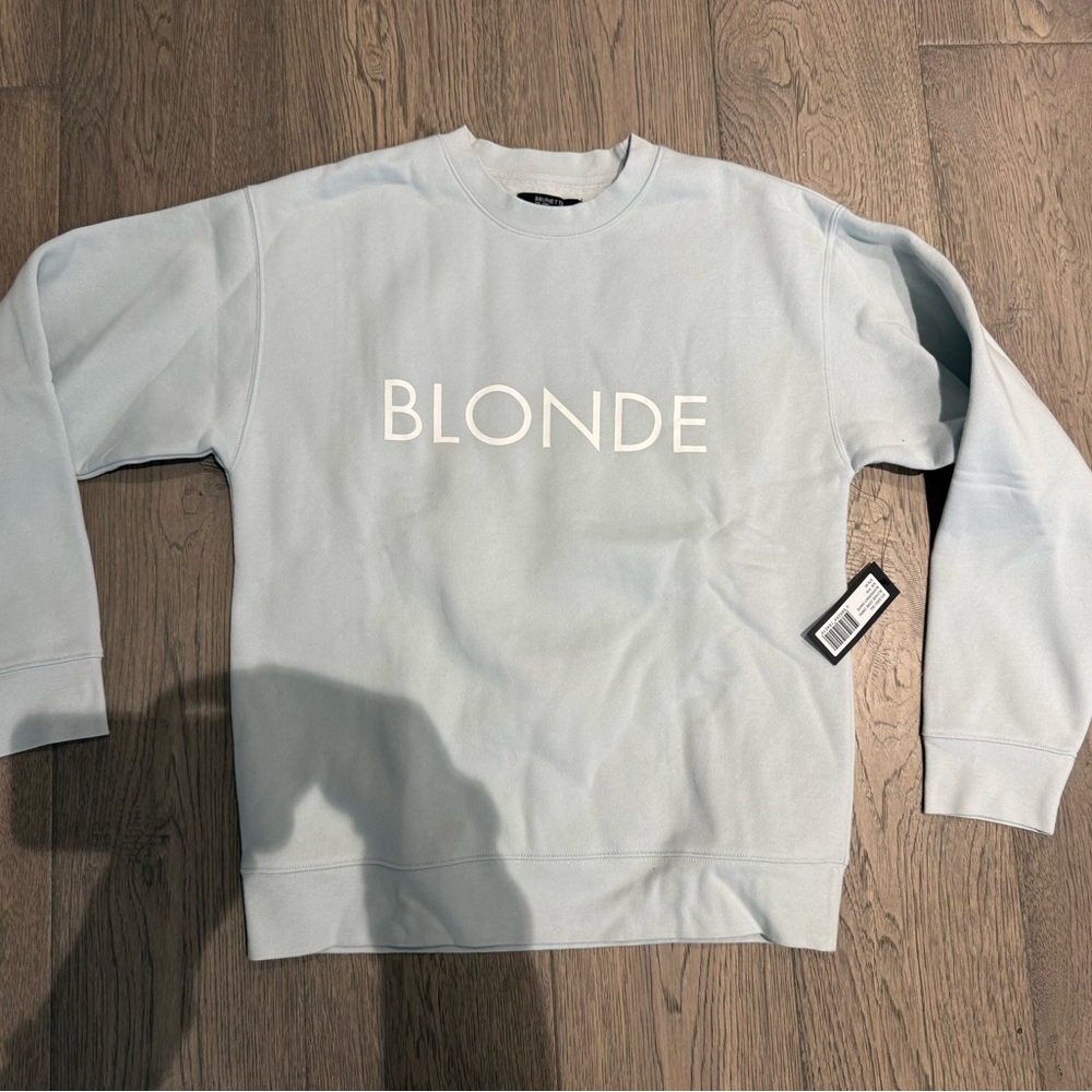 Brunette The Label Light Blue Sweatshirt